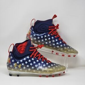 Under Armour Spotlight Lux MC LE USA Football Cleats 3025366-100 Men Sz 11.5 New